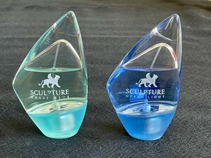 【希少/残量多/セット出品】ニコス スカルプチャーフレッシュブルー/オーシャンライト50ml/NIKOS SCULPTURE FRESH BLUE/OCEAN LIGHT 香水