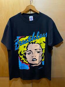 ビンテージ DICK TRACY ディックトレイシー Breathless ブレスレス・マホーニー Tシャツ Madonna マドンナ 古着 ディズニー