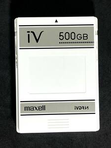 ★送料無料★動作品　iVDR-S カセットハードディスク　500GB　ホワイト　マクセル/maxell　アイヴィ　M-VDRS　Wooo対応　⑧
