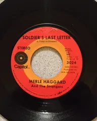 米7" Merle Haggard And The Strangers Soldiers Last Letter 3024 Capitol Records /00080