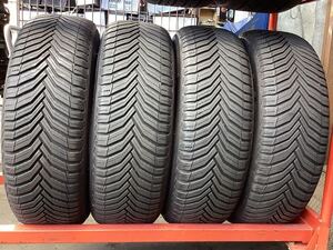 215/60R17 100V 4本 ミシュラン CROSS CLIMATE 2 オールシーズン 2023年製 バリ山 中古(108167 K1704) アルファード エスティマ CHR