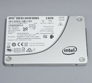 Intel SSD D3-S4510 3.84TB　2.5インチ SATA6.0Gbps