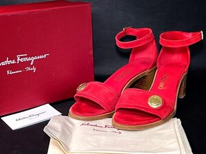 ☆Salvatore Ferragamo　フェラガモ　ESPERANZA 5cm　サンダル　サイズ8D　箱付き