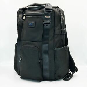 Y019【未使用級】TUMI/トゥミ ALPHA BRAVO/アルファブラボー ルジュヌ 22380DH リュックサック バックパック ビジネスバッグ 黒 ブラック