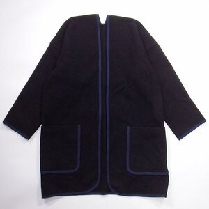 美品 18aw visvim SANJURO COAT (W/LI NEP TWEED) BLACK 3