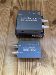 ＜送料無料＞Blackmagic Design Micro Converter BiDirectionalSDI/HDMIコンバータ SDIto HDMIコンバータのセット