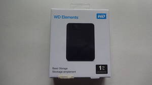 【新品】【未開封】WD HDD ポータブルハードディスク 1TB WD Elements Portable WDBUZG0010BBK-EESN USB3.0【匿名配送】【送料無料】