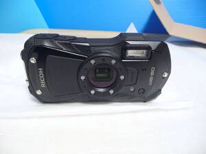 ◆ほぼ新品(展示品) RICOH リコー コンパクトデジカメ RICOH WG-80 ブラック [防水+防塵+耐衝撃/水中撮影専用モード/アウトドアモニター]