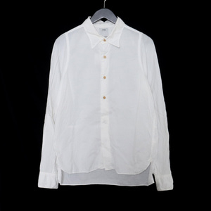 VISVIM VACHER SHIRT L/S BLEACHED サイズ1 ホワイト 0114205011010 ビズビム 長袖シャツ ブリーチ ヴィズヴィム 14aw