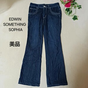 EDWIN ブーツカットデニム SOMETHING SOPHIAS・エドウィン・ デニムパンツ　サムシングソフィア インディゴ