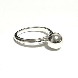 【11－12号・直径約7mm】ティファニー　Tiffany レディース　指輪　リング　シルバー ボール