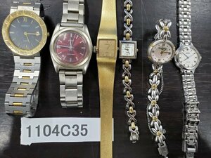 1104C35　腕時計　ジャンク品　おまとめ6点　SEIKO セイコー　CAPUCCI など ※動作未確認