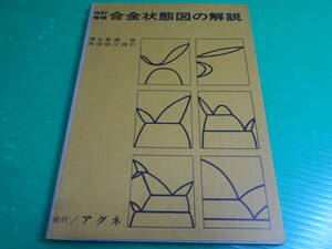 改訂増補版『合金状態図の解説』 著：清水要蔵/長崎誠三 昭和63年改訂増補第18刷 発行：アグネ　送料：230円