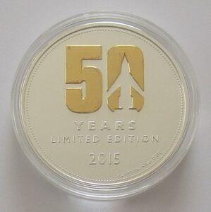 ニウエ サンダーバード 50周年記念 2ドル 2015年 銀貨 硬貨