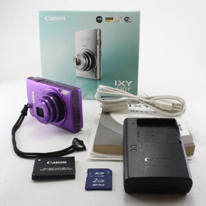 Canon デジタルカメラ IXY 430F パープル 1600万画素 光学5倍ズーム Wi-Fi IXY430F(PR)