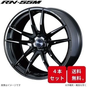 ウェッズ ホイール ウェッズスポーツ RN-55M ゴルフVII AUCHH フォルクスワーゲン 19インチ 5H 4本セット 0073551 WEDS