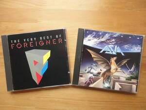 ●CD エイジア ゼン・アンド・ナウ ASIA THEN & NOW 米盤 + ベスト・オブ・フォリナー THE VERY BEST OF FOREIGNER 独盤 個人所蔵品 美品●