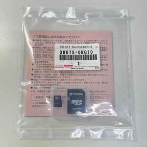 ★新品★トヨタ Toyota 08675-0BG70 トヨタ純正ナビ SDカード 地図更新ソフト 2024年製秋版