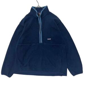 【 patagonia 】 00s 05年製 シンチラ マースピアル フリース ジャケット L ネイビー 紺 パタゴニア オールド ハーフジップ 25735