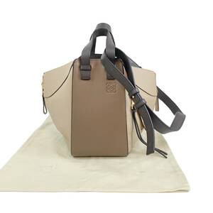 美品 ロエベ LOEWE レディース ハンモック スモール 2way ショルダーバッグ ハンドバッグ