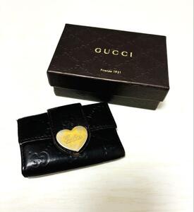 GUCCI グッチ ダークブラウン 6連キーケース 箱付き