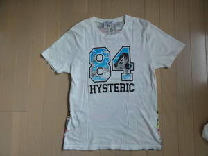 美品 HYSTERIC GLAMOUR 84 半袖Tシャツ 白 Mサイズ 0251CT25