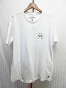 Billabong　ビラボン　Tシャツ　メンズXL LL　白Tシャツ　ロゴTシャツ　半袖シャツ　半袖カットソー　サーフシャツ　サマーシャツ07183
