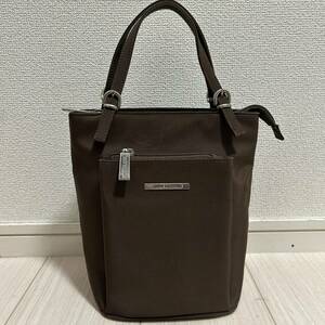 gianni valentino バレンチノ レディース ハンドバッグ トートバッグ マザーズバッグ 茶色 ブラウン ナイロン ロゴ 軽量 ブランド