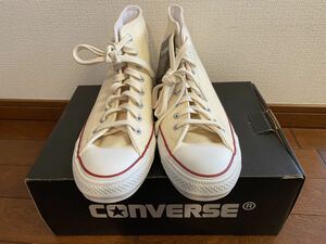 新品未使用 CONVERSE コンバース ALL STAR hi オフホワイト NATURAL WHITE US 9.5 JPN 28 オールスター REACT