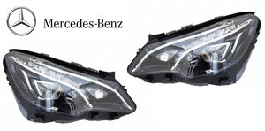 正規純正品 ベンツ W207 C207 A207 後期 LED ヘッドライト ライト 左右 Eクラス E250 E350 E400 E550 2078208761 2078208861