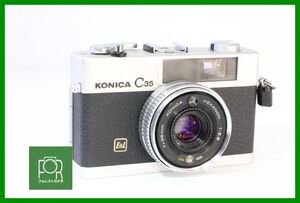 【同梱歓迎】実用■コニカ KONICA C35 E&L■オート完動・シャッター粘りなし・モルト綺麗■704