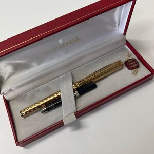 【S-513】 ゴールド 万年筆 文房具　SHEAFFER インク無