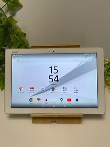 ソニー Xperia Z4 Tablet SOT31 au SIMフリー☆ 判定〇 ホワイト ☆OS7.0アップデート済☆ SO-05G同型 タブレット本体 Y118