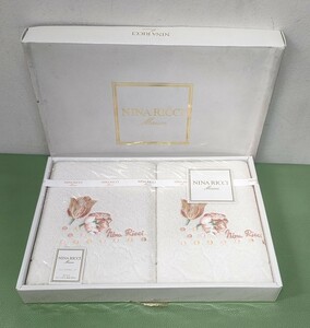 NINA RICCI ニナリッチ フェイスタオル 2枚セット / 未使用 長期保管品