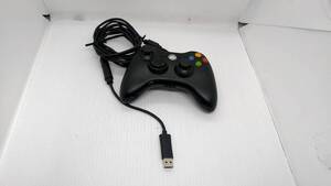 ●Microsoft Xbox 360 Controller USBB変換 周辺機器 アクセサリー マイクロソフト ゲーム ブラック 黒 レトロ