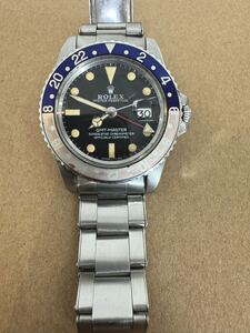 ROLEX ロレックス GMTマスター 1675 　本体のみ 中古 メンズ 342番 1973年 自動巻 腕時計