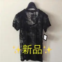 お値下げ‼️新品✨ 薔薇レースTシャツ LNA(エルエヌエー)