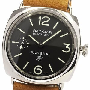 パネライ PANERAI PAM00754 ラジオミール ブラックシール 手巻き メンズ _767018