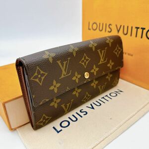 2926【美品】LOUIS VUITTON ルイヴィトン モノグラム ポルトフォイユ サラ 二つ折り財布 長財布 ウォレット M61734/CT2057