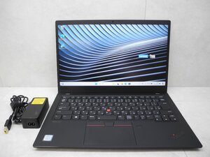 ☆1円☆第8世代☆Core i7 1.80GHz/16GB/SSD512GB/Thinkpad X1CARBON 20QE-S4QN00 7th☆高解像度/無線/カメラ/Office/Win11 DtoD領域☆