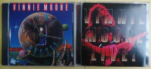 【テクニカルギター/ネオクラシカル/フュージョン】Vinnie Moore ヴィニー・ムーア　CD2枚セット「Time Odissey」「Vinnie Moore Live!」