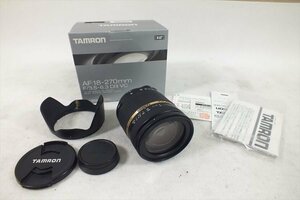 □ TAMRON タムロン 18-270mm 3.5-6.3 レンズ ニコンマウント 現状品 中古 240506G6628