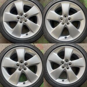 トヨタ純正 30プリウス Sツーリング純正 17×7.0j+50 5/100 ファルケン EPZ 215/45R17 オマケタイヤ4本セット！