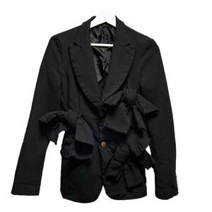 COMME des GARCONS コムデギャルソン 13AW ポリエステル縮絨加工リボンデザインジャケット GL-J067