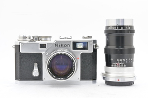 Nikon S3 シルバー + NIKKOR-S 5cm F1.4 + Q 13.5cm F3.5 ニコン フィルムカメラ