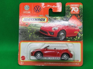 MATCHBOX 　2019　VOLKSWAGEN　BEETLE　CONVERTIBLE 　マッチボックス　2019　フォルクスワーゲン　ビートル　コンバーチブル