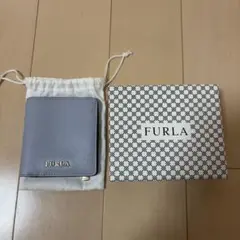 FURLA ミニ財布 コインケース アイスブルー