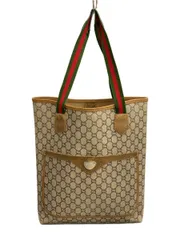 GUCCI PLUS トートバッグ PVC ベージュ 総柄