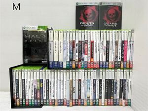 M ジャンク！1円〜 XBOX360 ゲームソフト 計69本 約12kg まとめ 大量 未確認/ギアオブウォー/モンハン/ナルト/バイオハザード/他