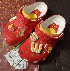 【22㎝】完売品 新品 限定 マクドナルド X クロックス コラボ クラシック クロッグ/マクド Macdonald crocs サンダル